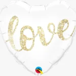 18inches White Love Heart Shaped Balloon