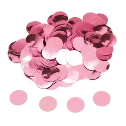 Pink Metallic Confetti 2.3cm