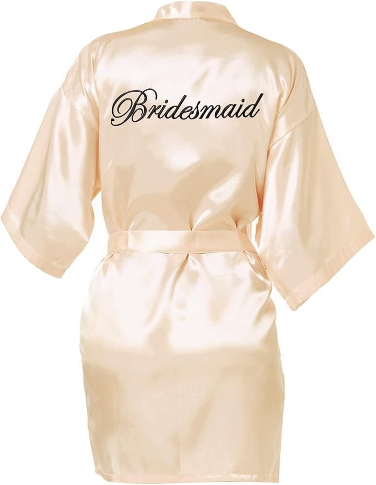 51NbtihL3pL._AC_UY1000_ Nude Bridesmaid Robe - Image 1