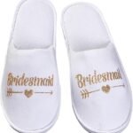 White Bridesmaid Slippers