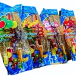Character Crazy Curl Straw 4/pack