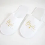 White Bride Slippers