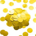 Gold Metallic Confetti 2.3cm