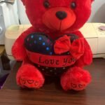 40cm Red I love You Teddy Bear With Bow