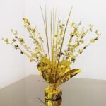 Metallic Gold Spray Centerpiece
