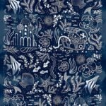 Blue & White Under The Sea Wrapping Paper