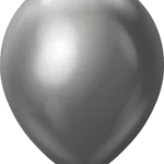 12inches Decomex Luster Latex Balloons Silver