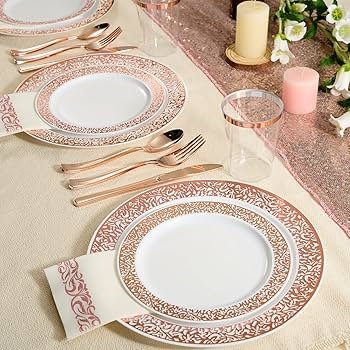 817PPH2cLRL._AC_UF350,350_QL80_ Party Plastic Tableware set 50/pack - Image 1