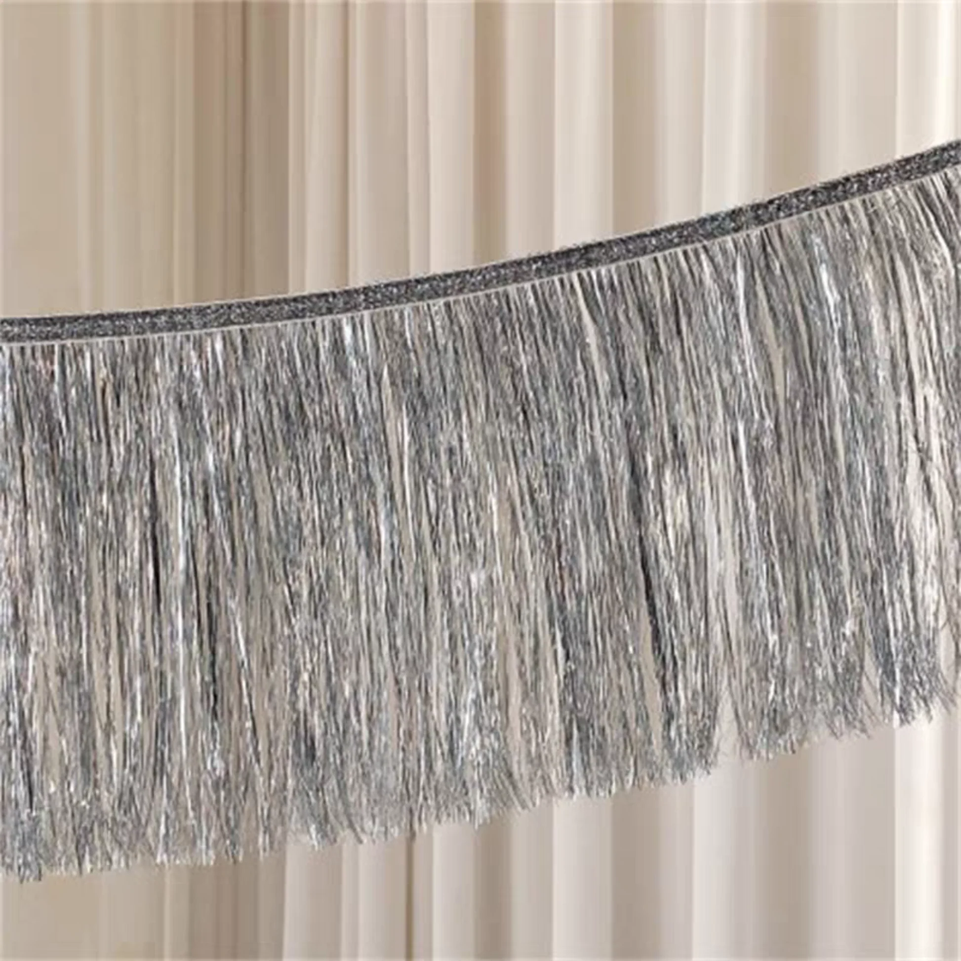 91_f17f1b77-5917-4ee9-b011-183fb08406f4 Silver Garland Fringe Curtain - Image 1