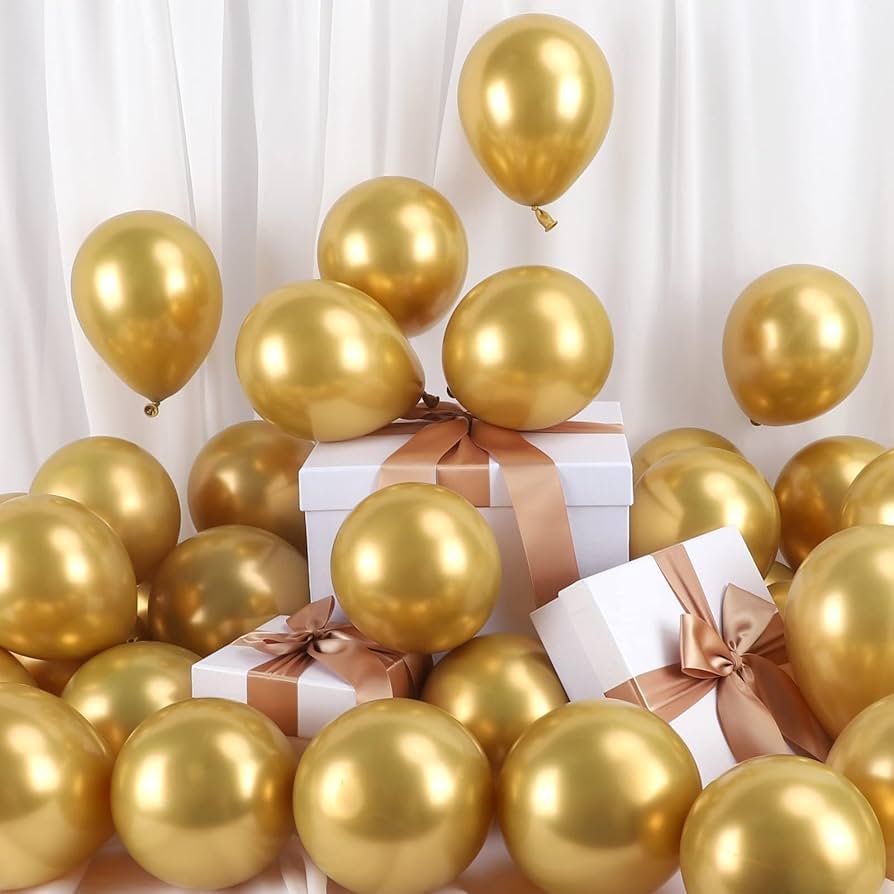 61E1O1BV95L._AC_UF894,1000_QL80_ 5inches Gold Chrome Latex 100/pack - Image 1