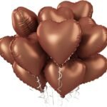18inches Chocolate Brown Heart Shaped Balloon
