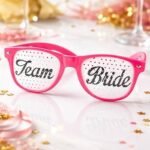 Pink Team Bride Glasses