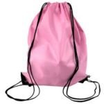 Pink Drawstring Bag