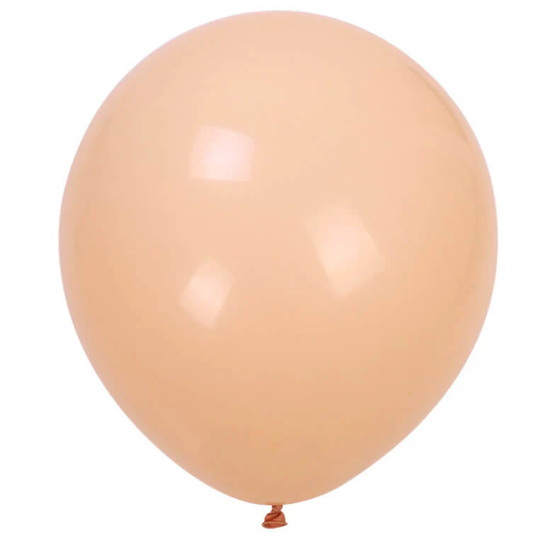 18inch-vintage-retro-apricot-colour-latex-balloon-retro-groovy-disco-60s-70s-80s-theme-party-decorations-supplies_1600x 18inches Cream Latex Balloon - Image 1