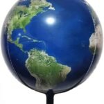 22inches Globe Orbz Foil Balloon