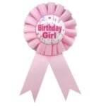 Pink Birthday Girl Badge