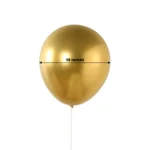 18inches Gold Chrome Latex Balloon