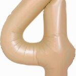 40inches Nude Number 4 Foil Balloon