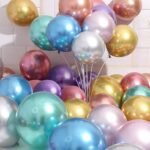 Assorted Chrome Latex Balloon 50/pack