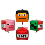 22inches Minecraft Cube Foil Balloon