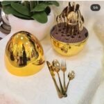 Gold Egg Cutlery Set