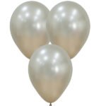 12inches Kalisan Aura Ivory White Latex Balloon