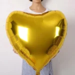24inches Gold Heart Shaped Foil Balloon