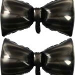 30inches Black Bow Foil Balloon