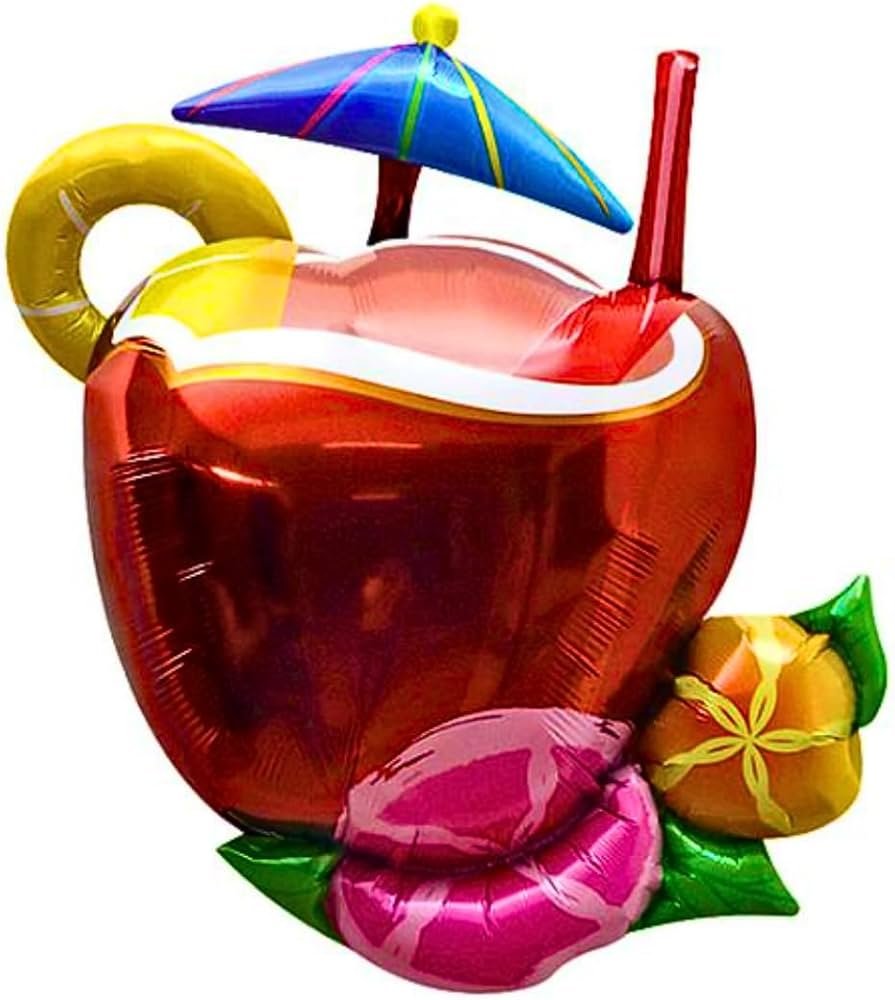 61YWi+jQG0L._AC_UF1000,1000_QL80_ Tropical Drink Foil Balloon - Image 1