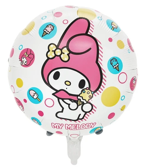eng_pl_Kuromi-18-45cm-foil-balloon-5551_1 18inches My Melody Foil Balloon - Image 1