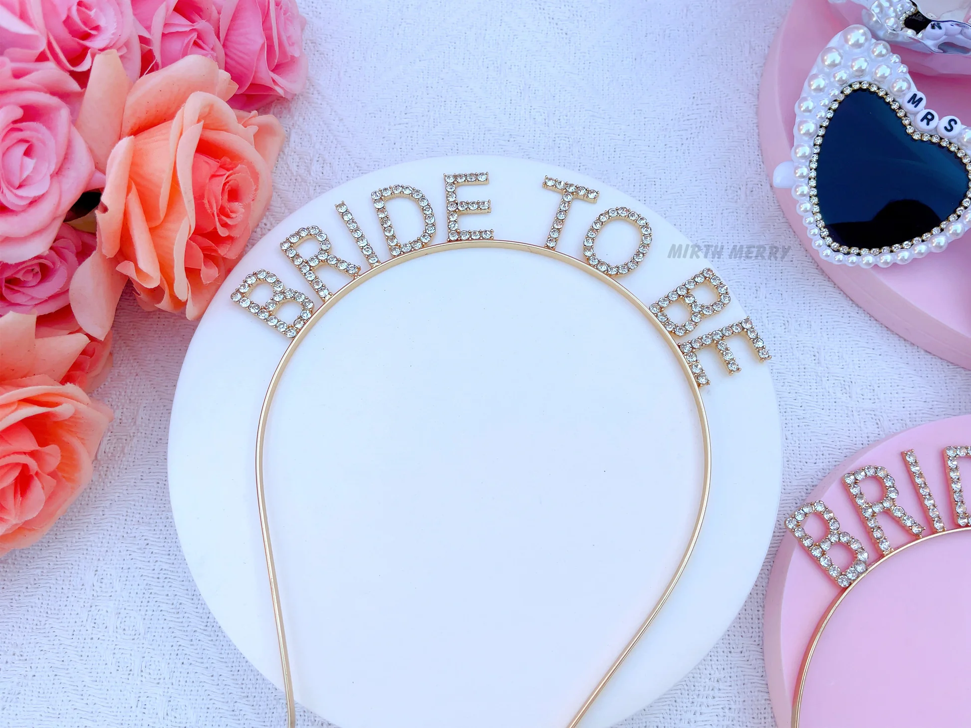 il_fullxfull.4770548641_igcr Gold Bride To Be Headband - Image 1