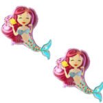 10inches Mermaid Foil Balloon