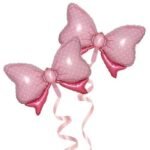 10inches Pink Bow Foil Balloon
