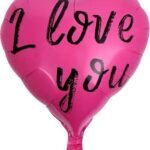 18inches Pink I love You Foil Balloon