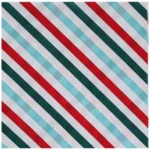 Blue & Red Stripe Wrapping Paper