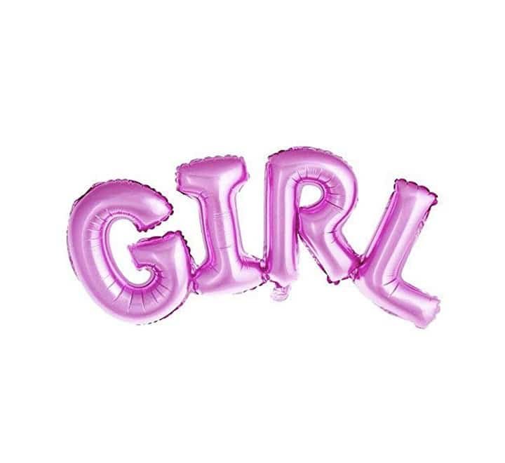 KPP12753-1 41inches Pink GIRL Foil Balloon - Image 1